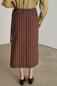MARRON/NOIR JUPE CONSTANCE