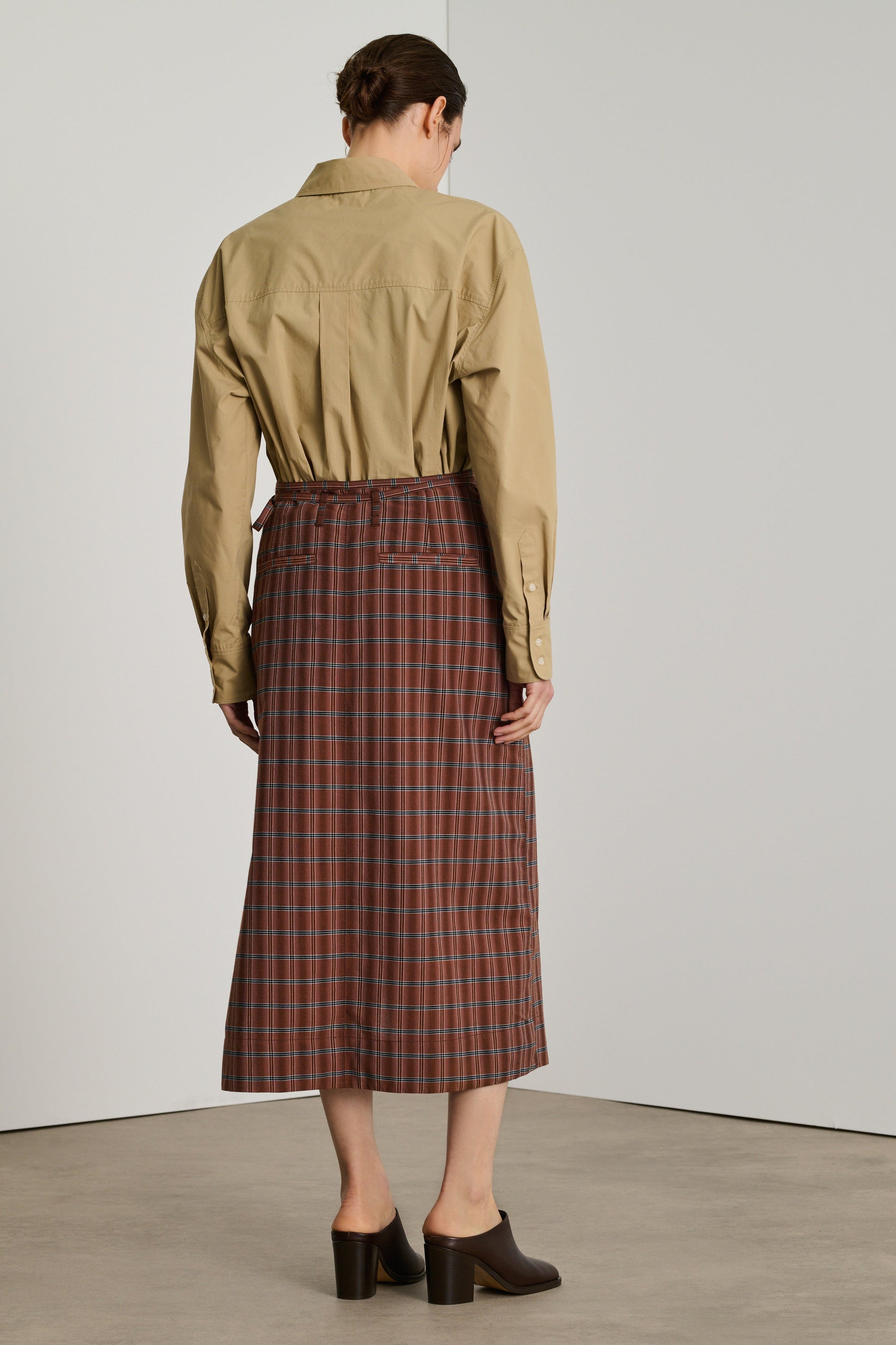 MARRON/NOIR JUPE CONSTANCE