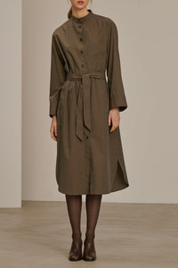 ANTHRACITE/BRONZE ROBE CHAINE & TRAME AKIKO