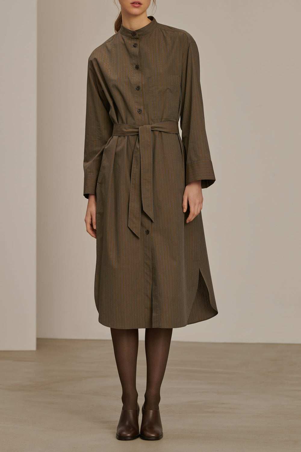 ANTHRACITE/BRONZE ROBE CHAINE & TRAME AKIKO