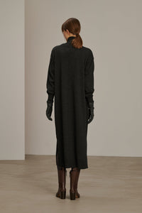 GRIS ANTHRACITE ROBE TRICOT CLEA