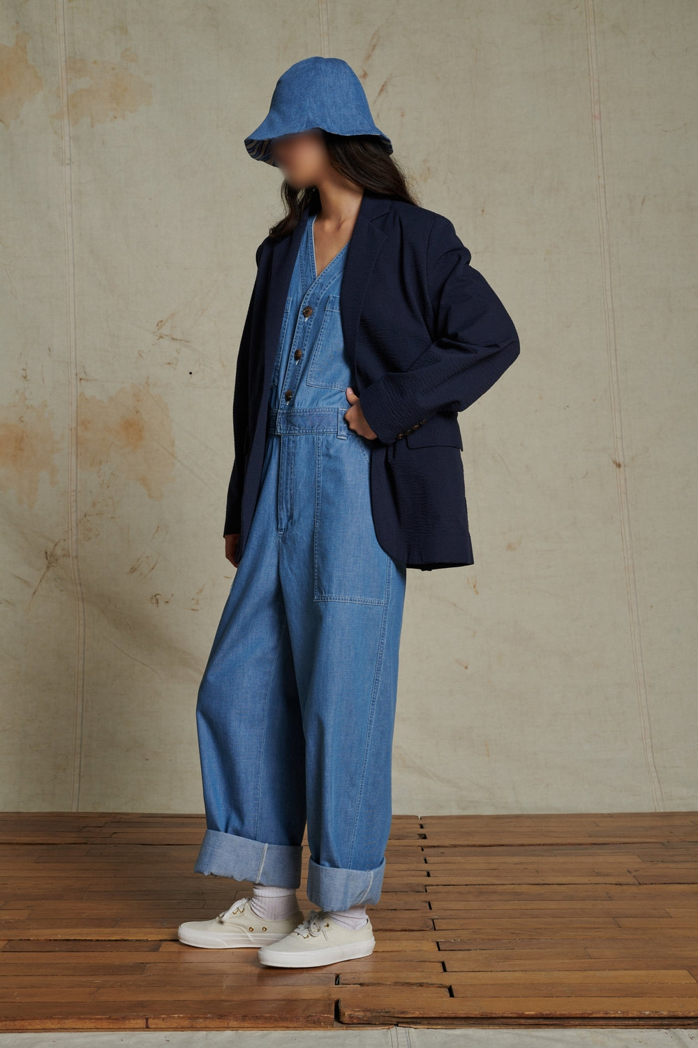 BLEU COMBIPANTALON ALISON
