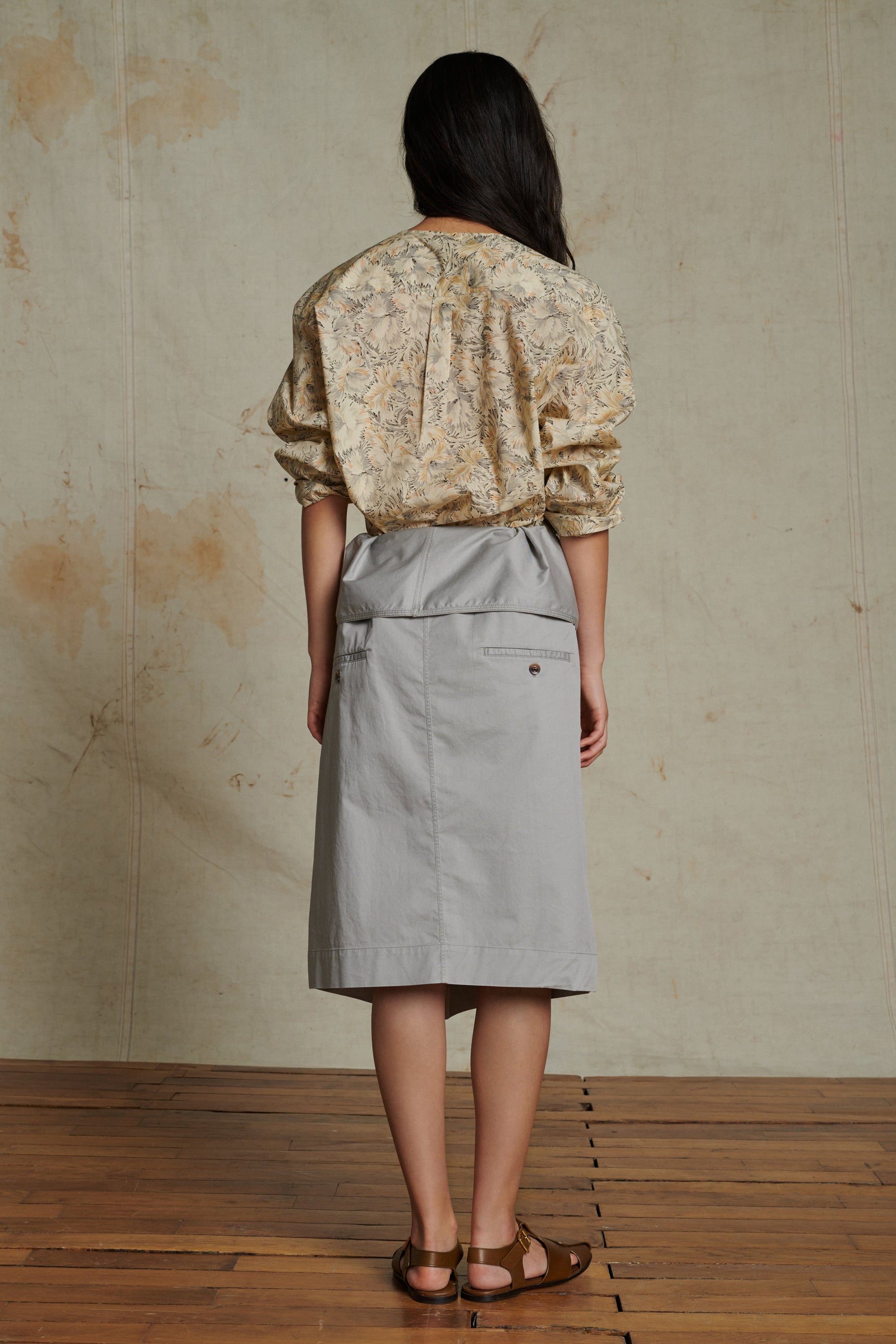 BEIGE/GRIS BLOUSE ALASKA