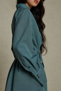 VERT D'EAU ROBE CHAINE & TRAME ARPEGE