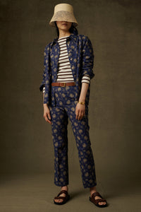NAVY/BEIGE PANTALON EDGAR