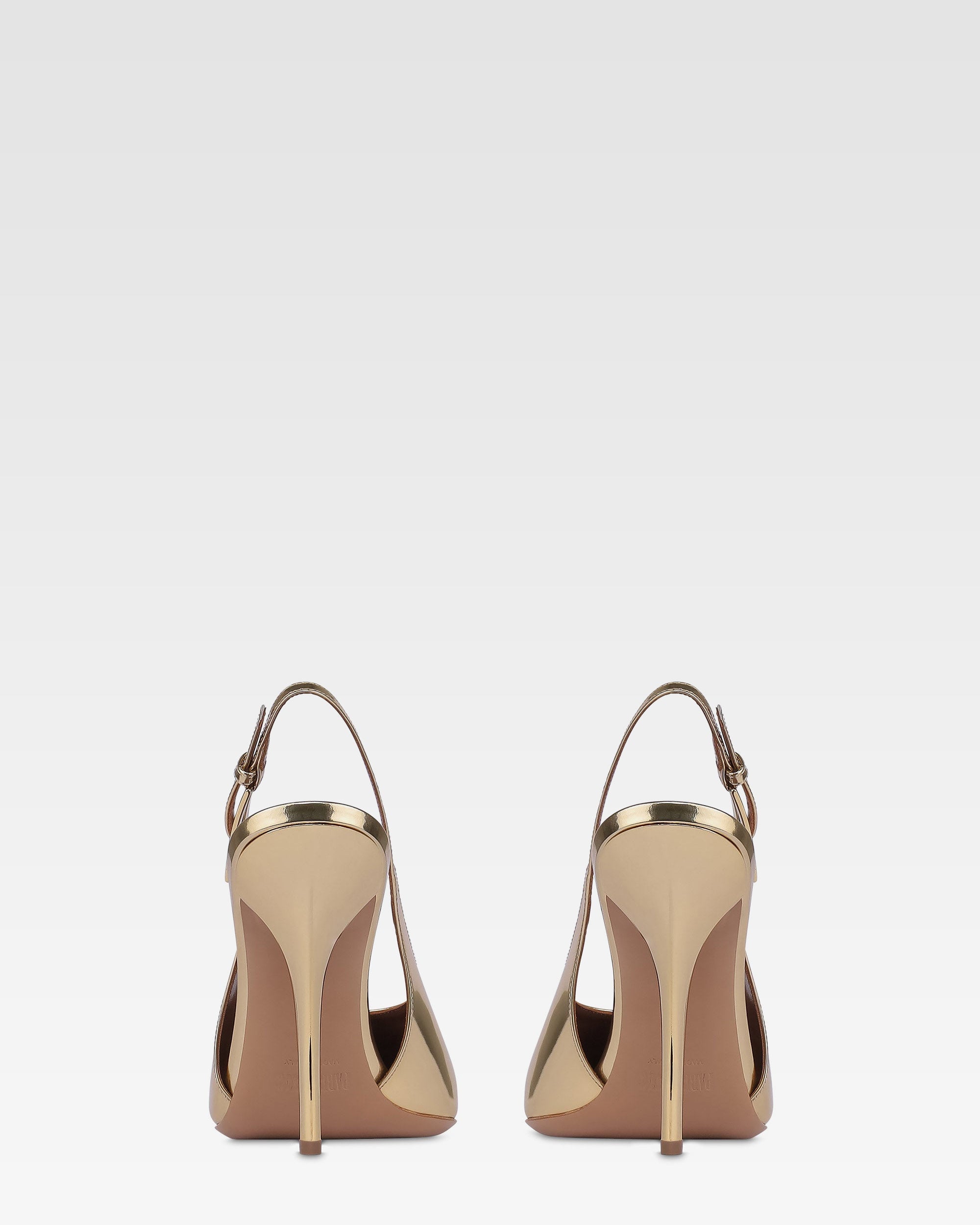 Gold Slingbacks - Gold
