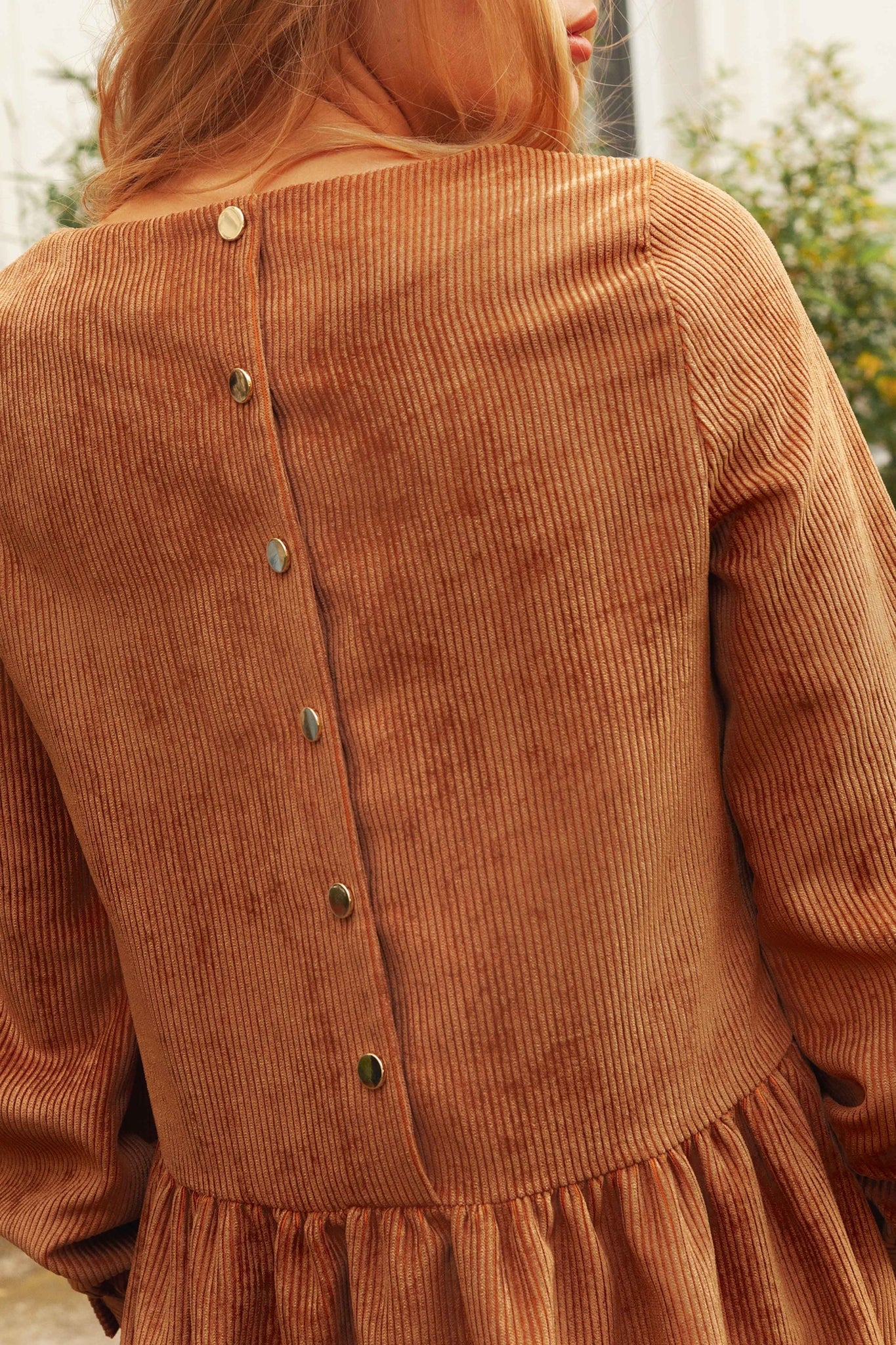 Robe courte Le Flora - Camel
