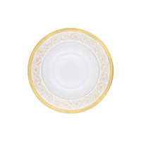 Assiette creuse Ambassade en porcelaine - Or