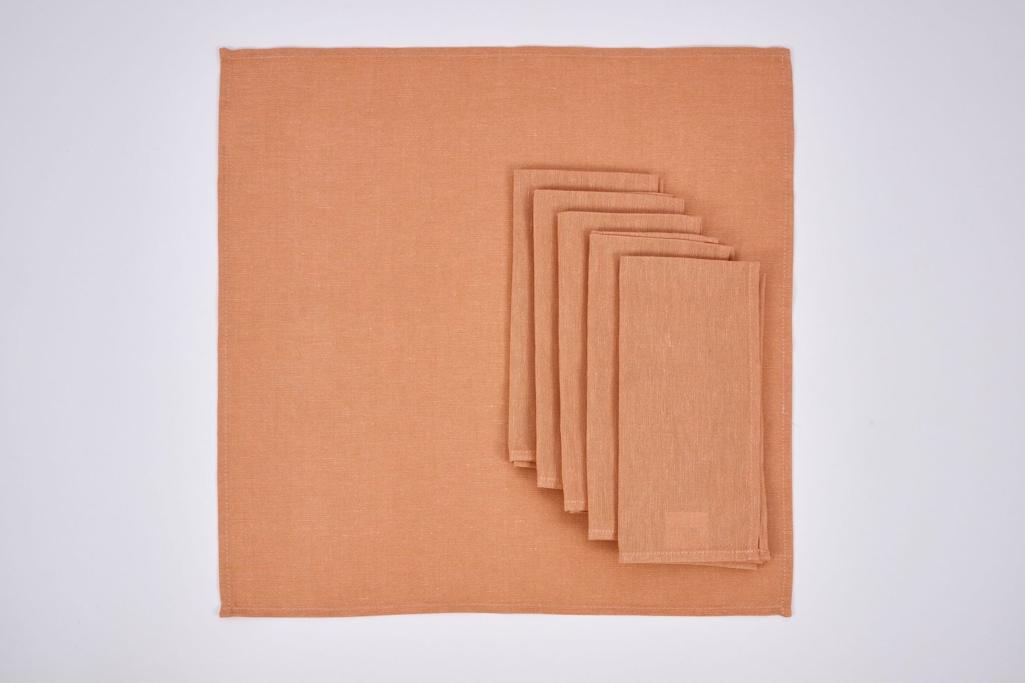 SET DE 6 SERVIETTE PHILLS TOASTED NUT