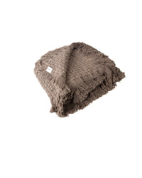 Plaid Kampur en coton - Brown