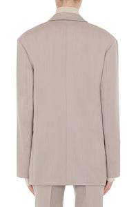 Veste tailleur croisée en laine - Pink