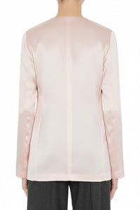 Blazer en satin brillant - Pink