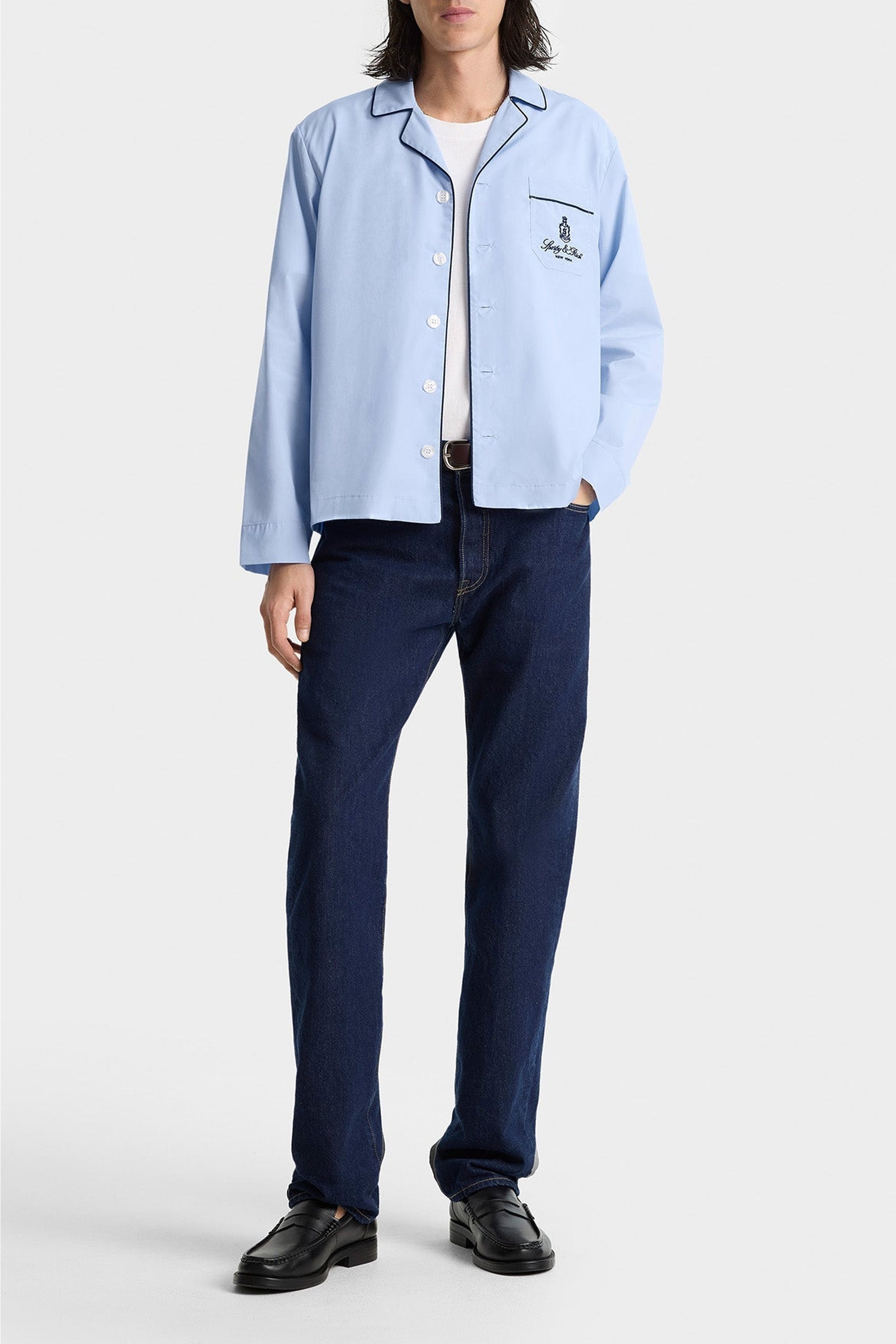 Chemise de pyjama Vendome - Ciel