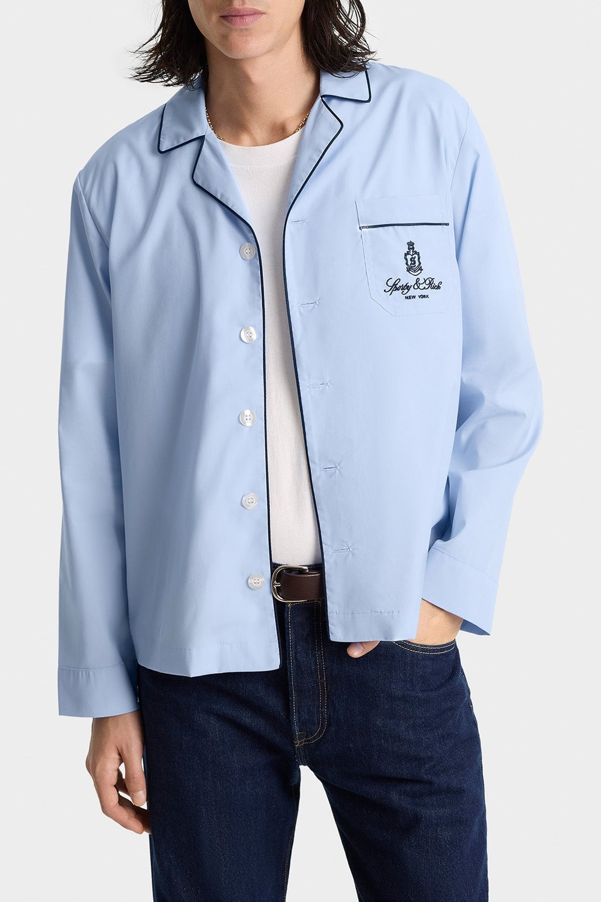 Chemise de pyjama Vendome - Ciel