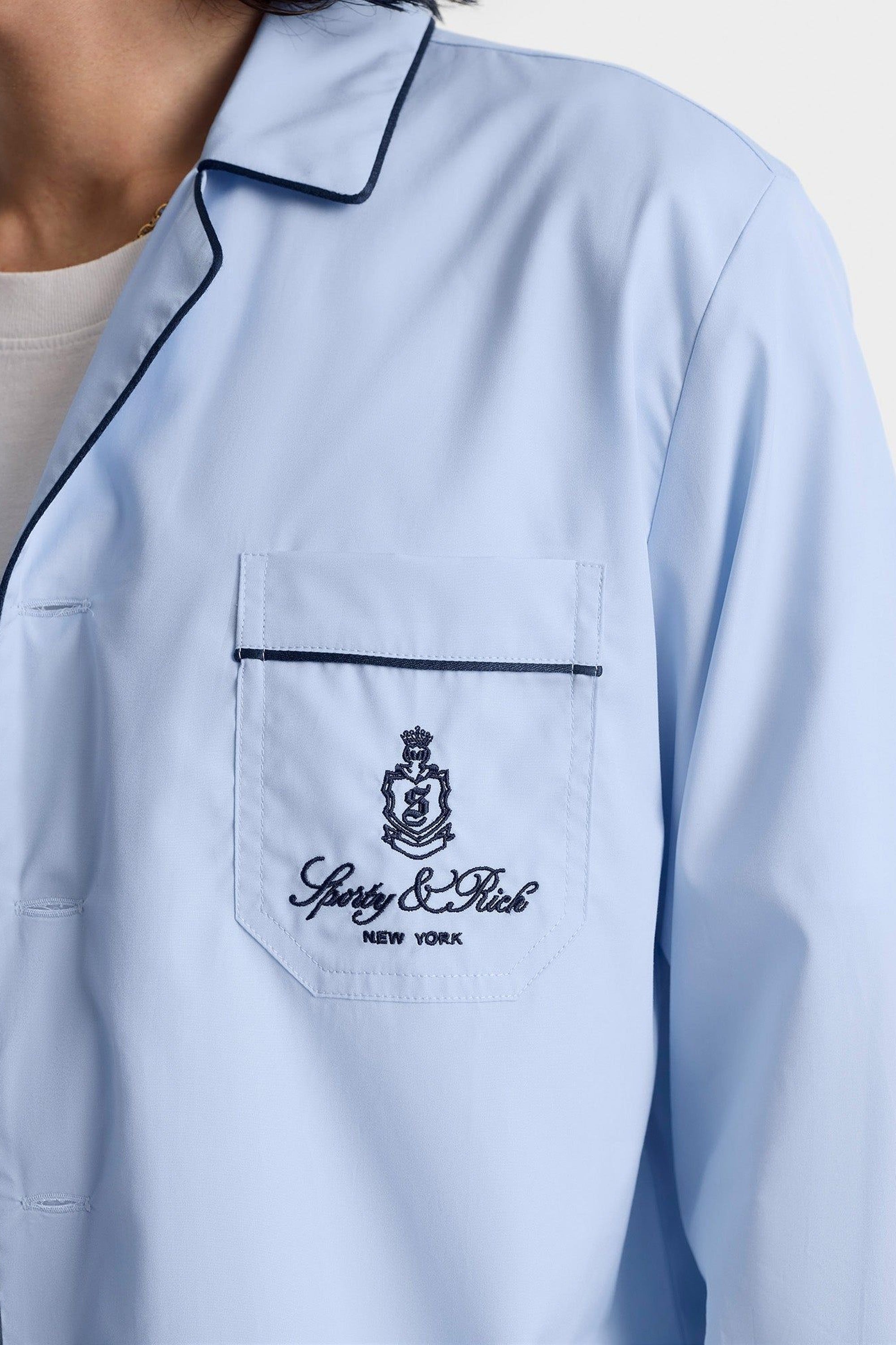 Chemise de pyjama Vendome - Ciel