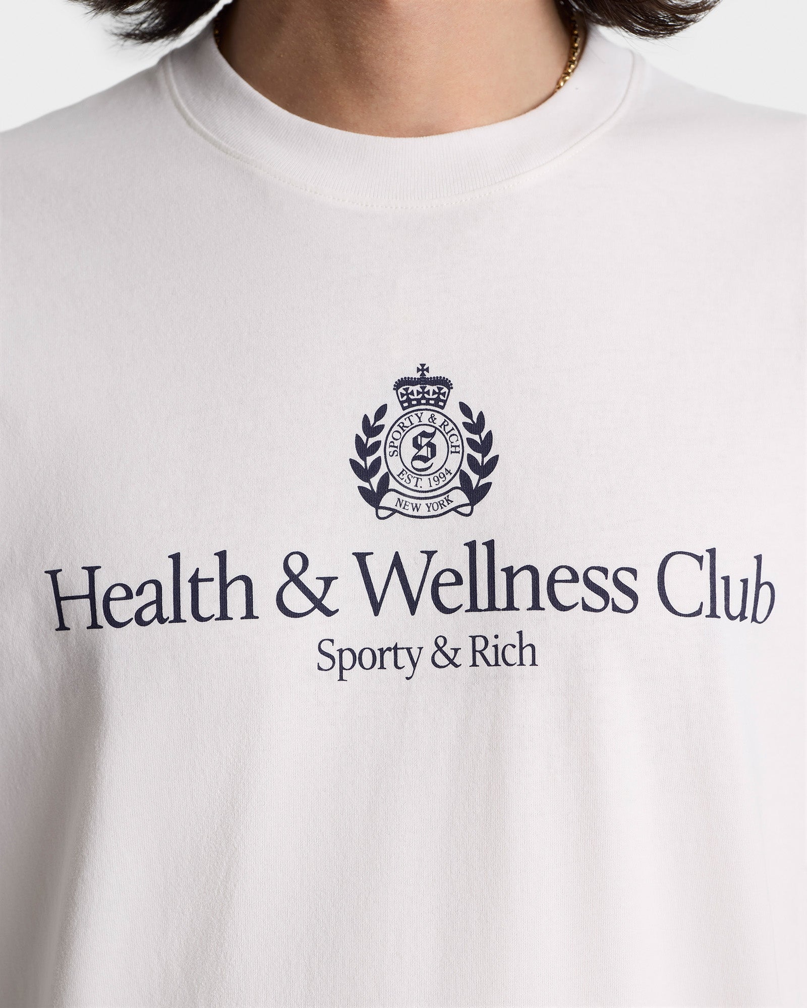 T-shirt H&W Crest à impression - White