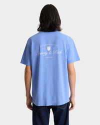 T-shirt Syracuse à impression - Flax Blue