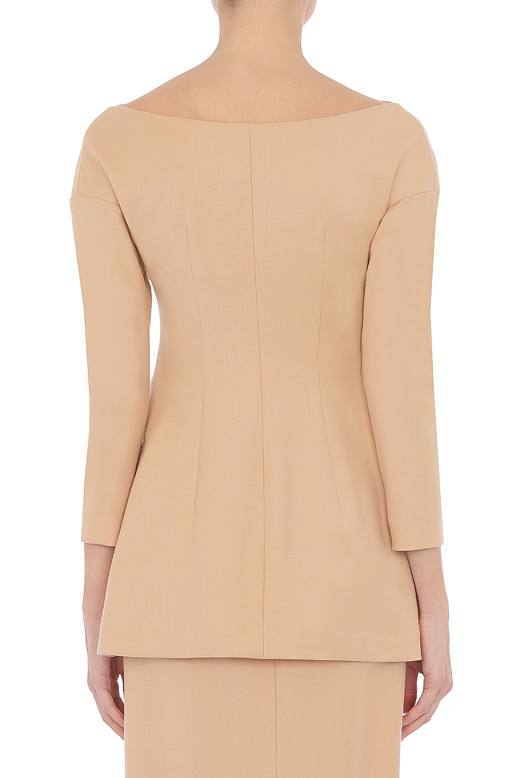 Veste de tailleur en laine - Brown & Yellow