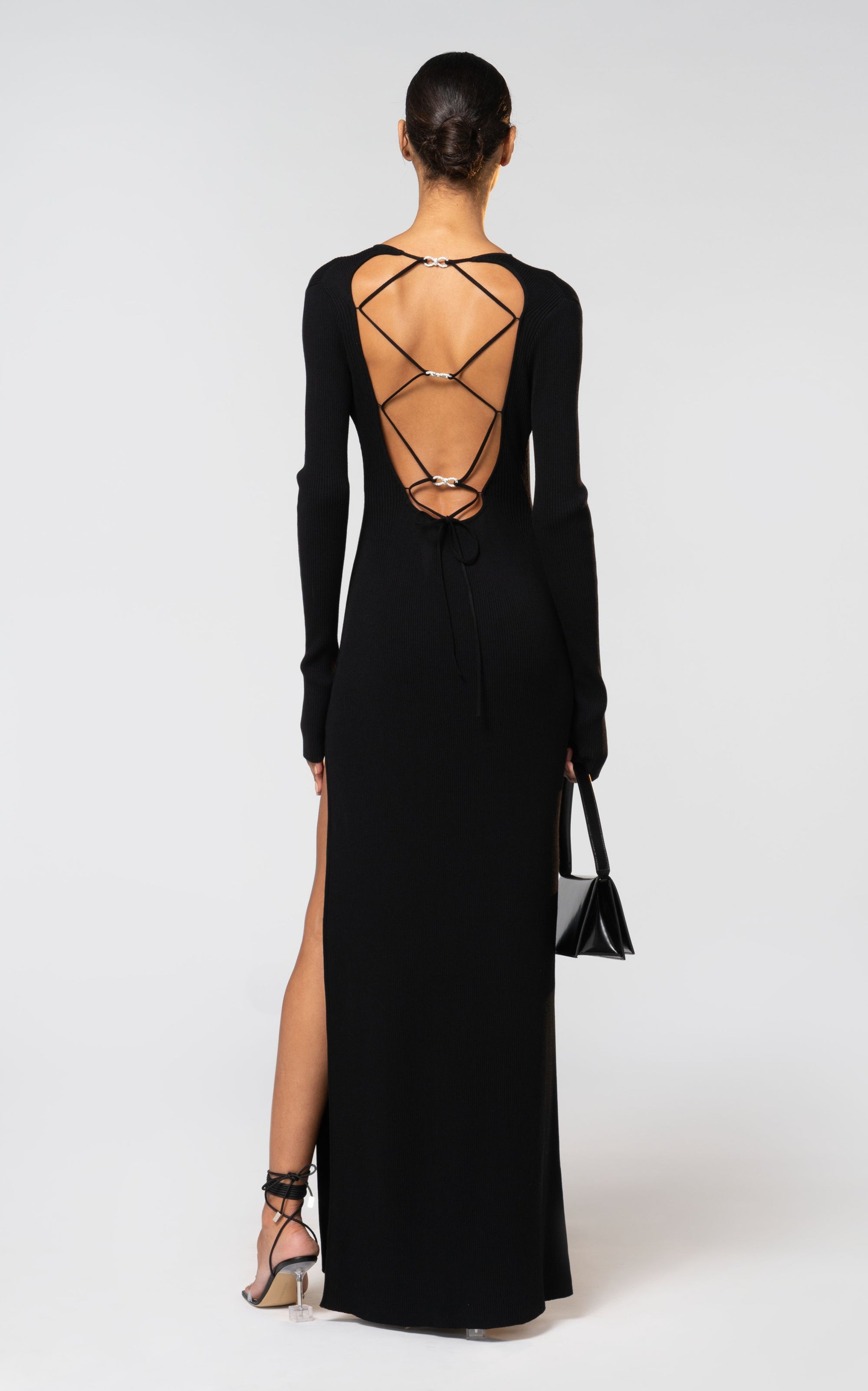 Halter dress - Black