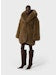BLACK // CAPPOTTO ECOPELLICCIA/ECOFUR COAT