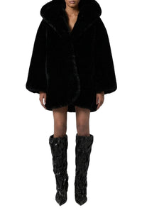 Manteau à capuche - Black