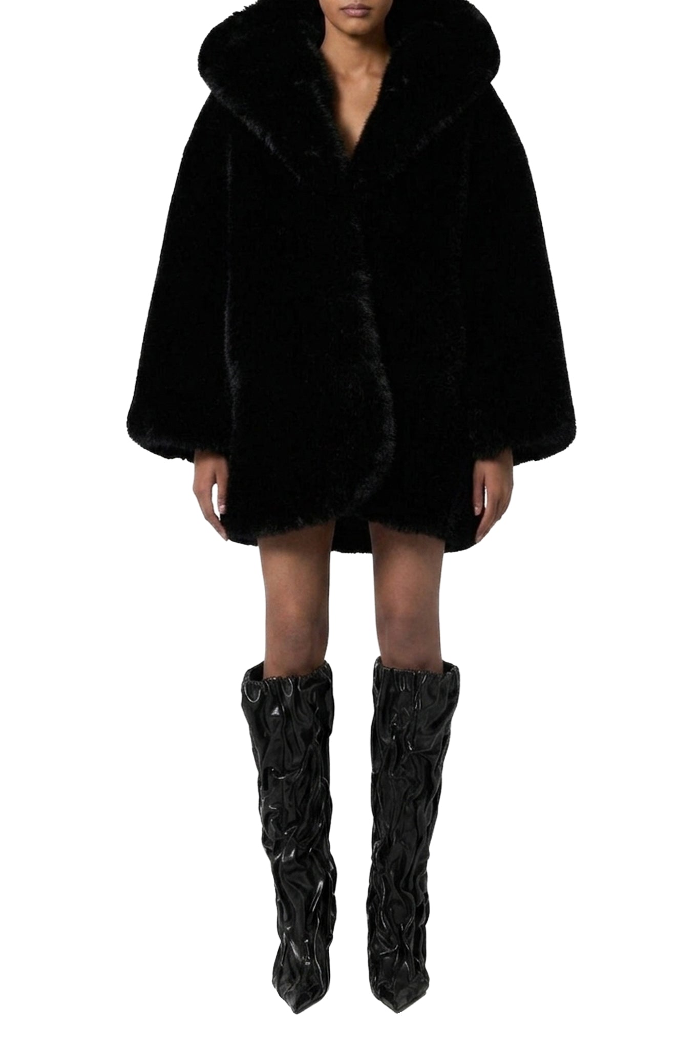 Manteau à capuche - Black