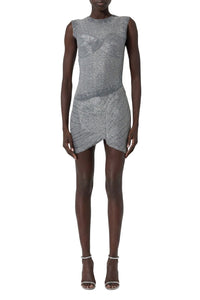 SILVER // ABITO RICAMATO/EMBROIDERED DRESS