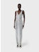 WHITE // ABITO PERLINE/BEADED DRESS