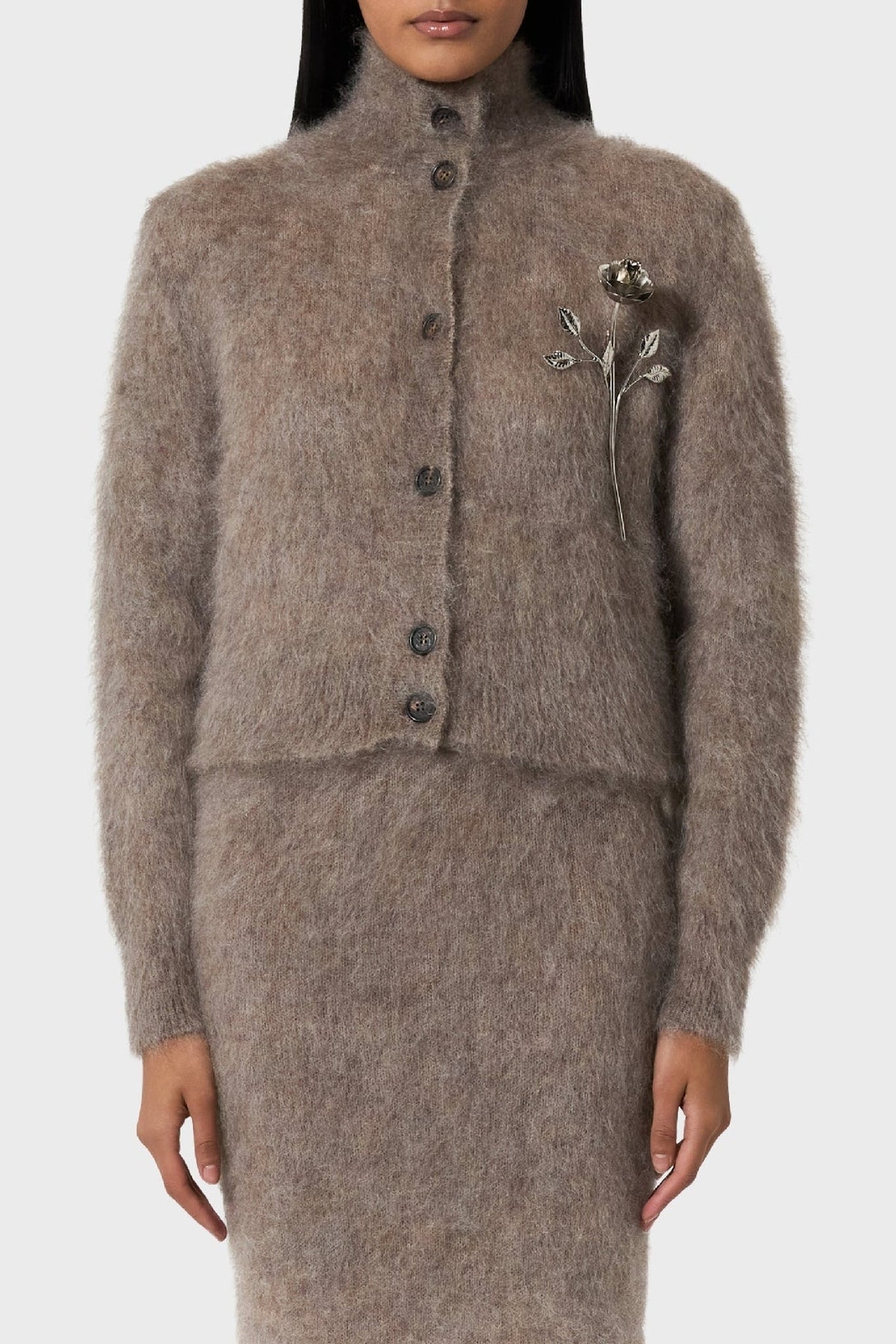 Pull en mohair - Light Grey