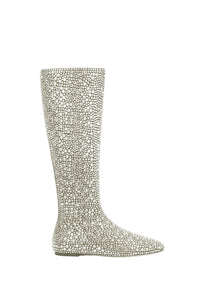 Bottes à strass - Beige