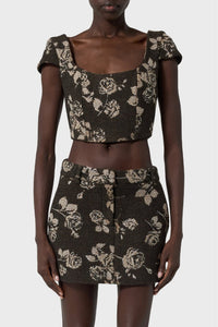 Top en laine - Brown