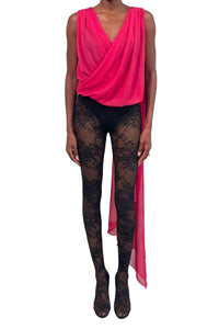 RECOLO NOIR /// Legging fuseau en dentelle - Black