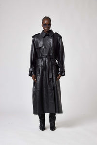 BLACK // TRENCH/TRENCH COAT