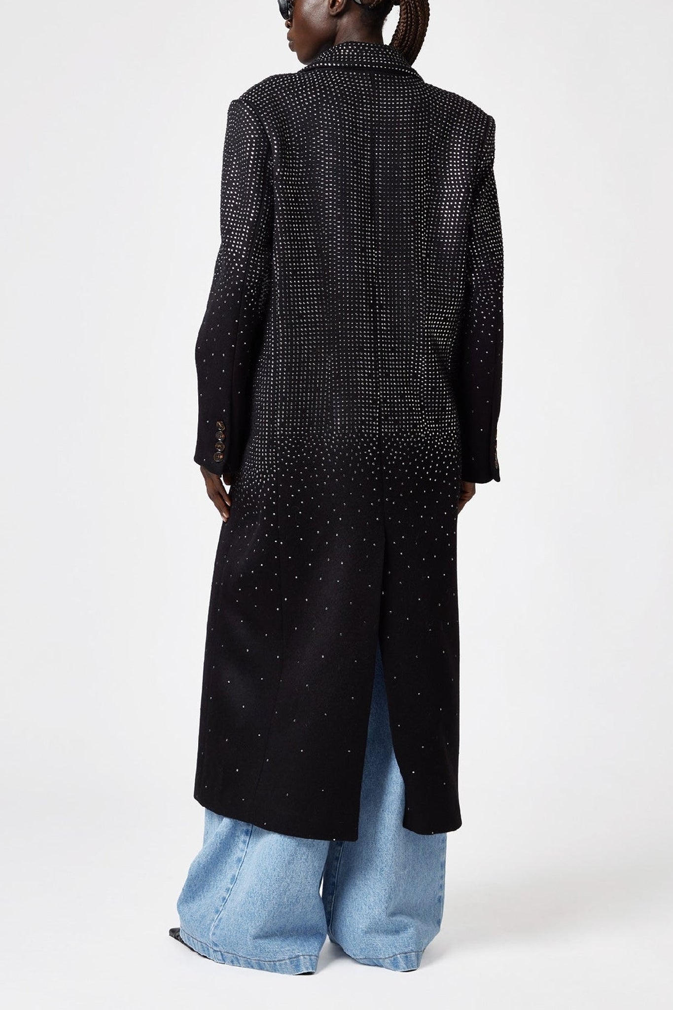 Manteau en laine - Black