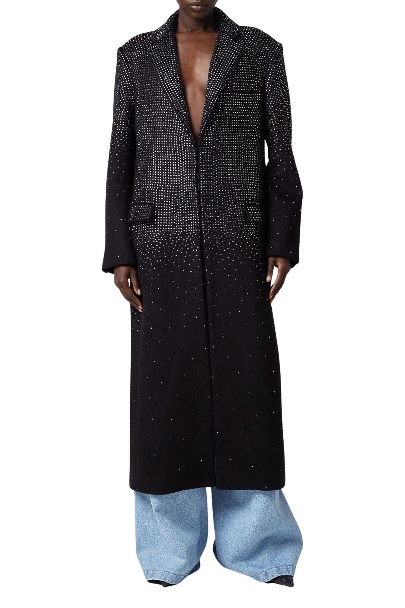 Manteau en laine - Black