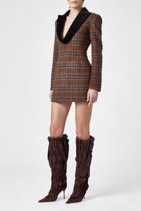 Robe en laine - Brown