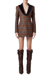 Robe en laine - Brown