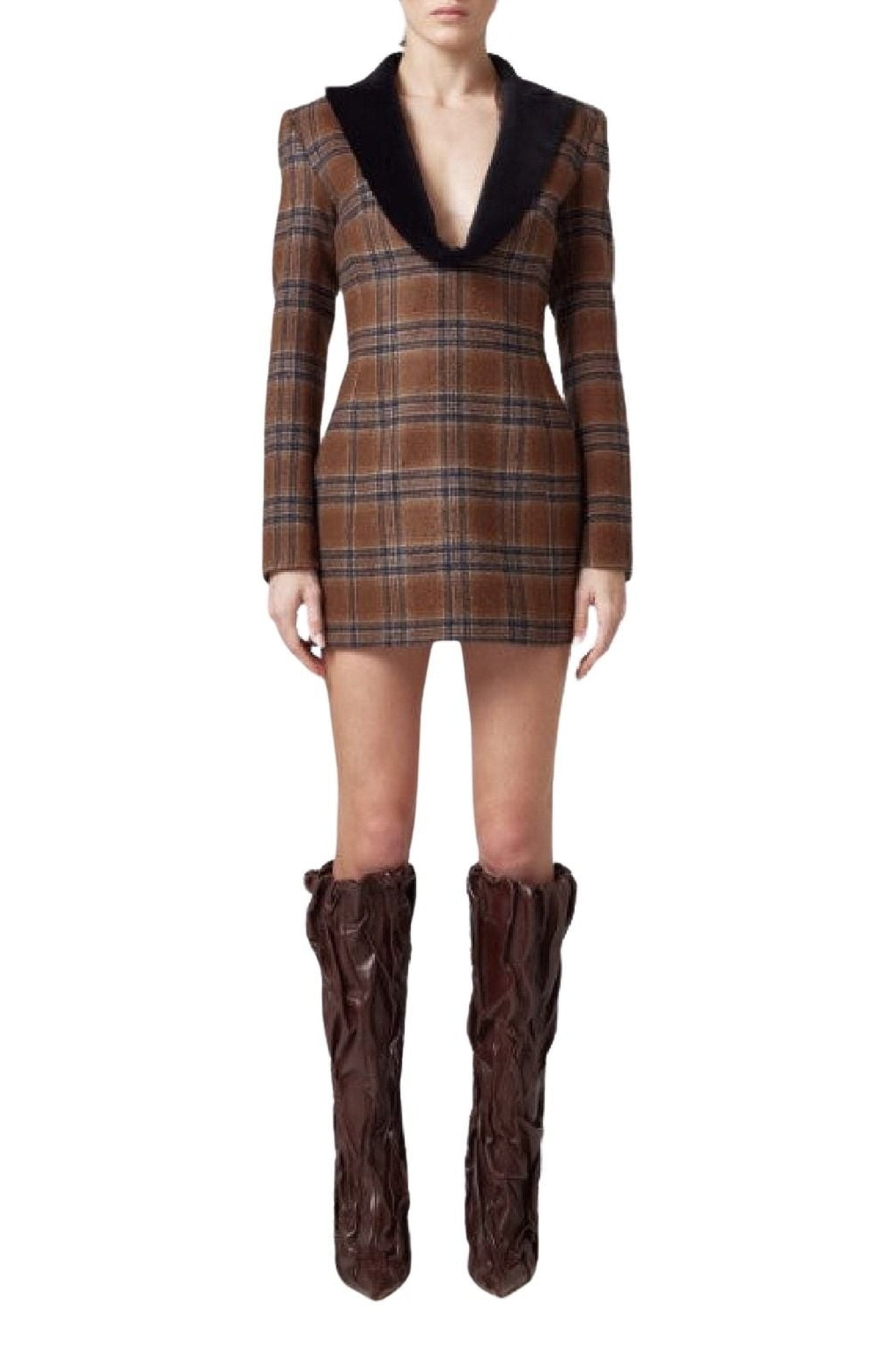 Robe en laine - Brown