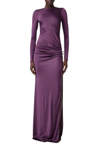 Robe longue brillante - Cherry