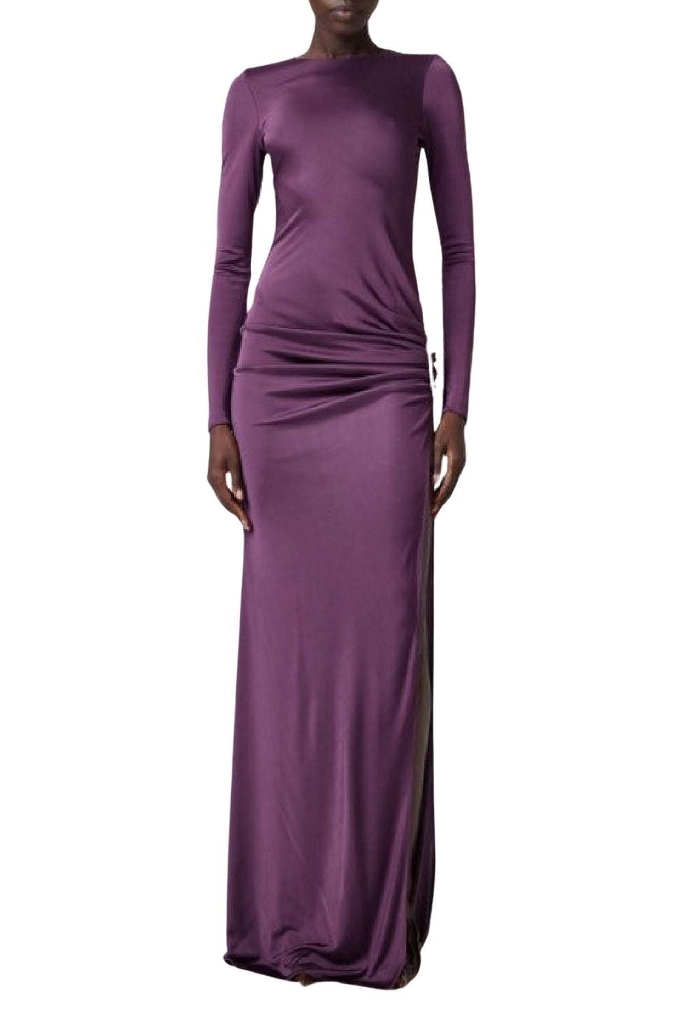 Robe longue brillante - Cherry