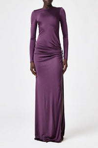 Robe longue brillante - Cherry