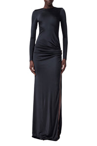 RECOLO BLACK /// Robe longue brillante - Black