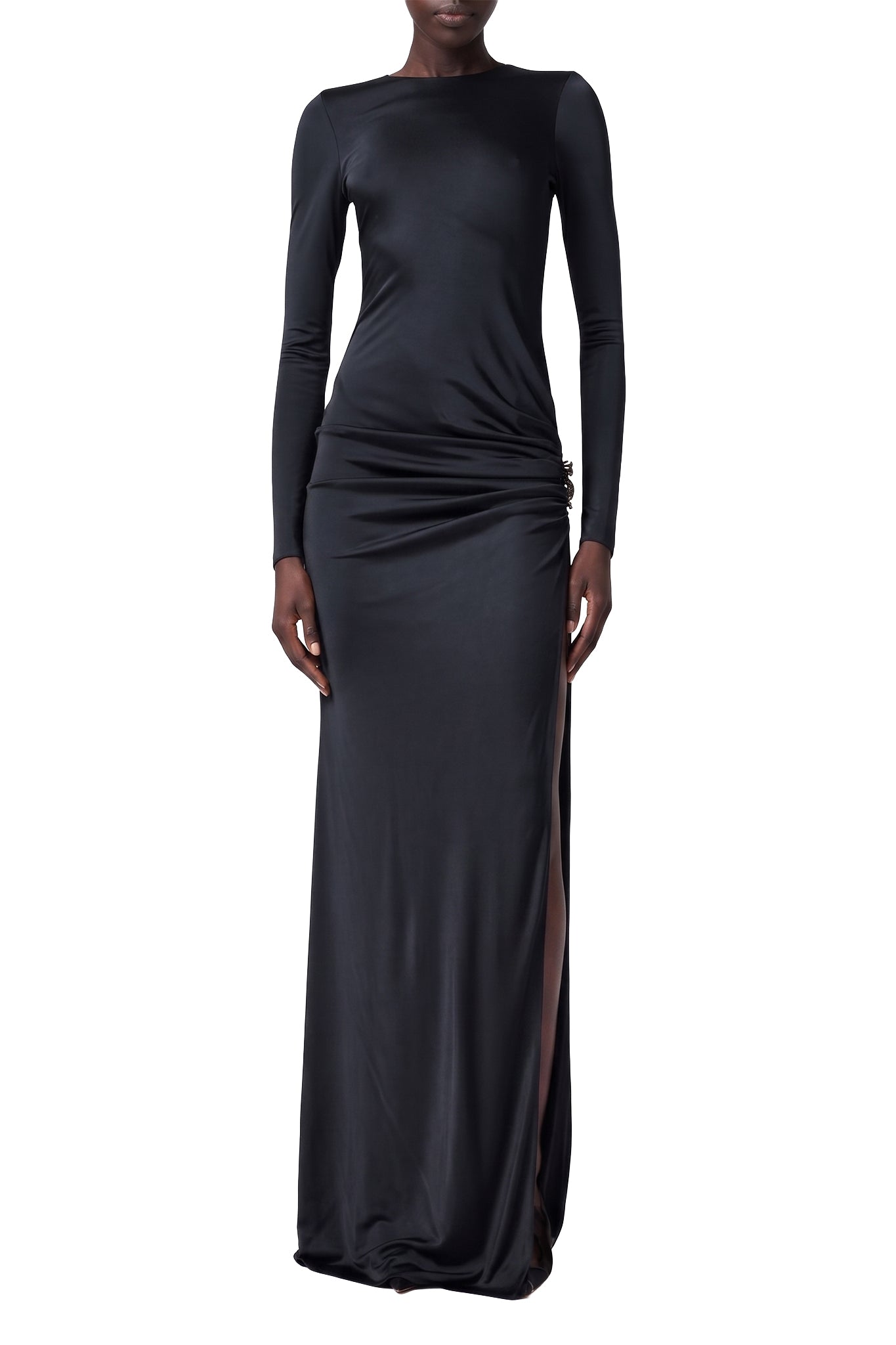 RECOLO BLACK /// Robe longue brillante - Black