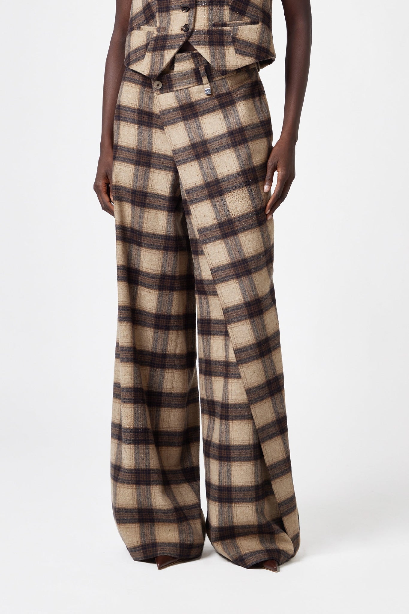 Pantalon en laine - Beige