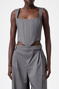 Bustier en laine - Grey