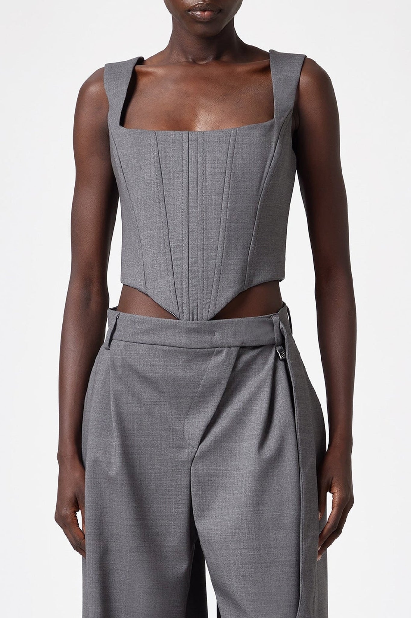 Bustier en laine - Grey