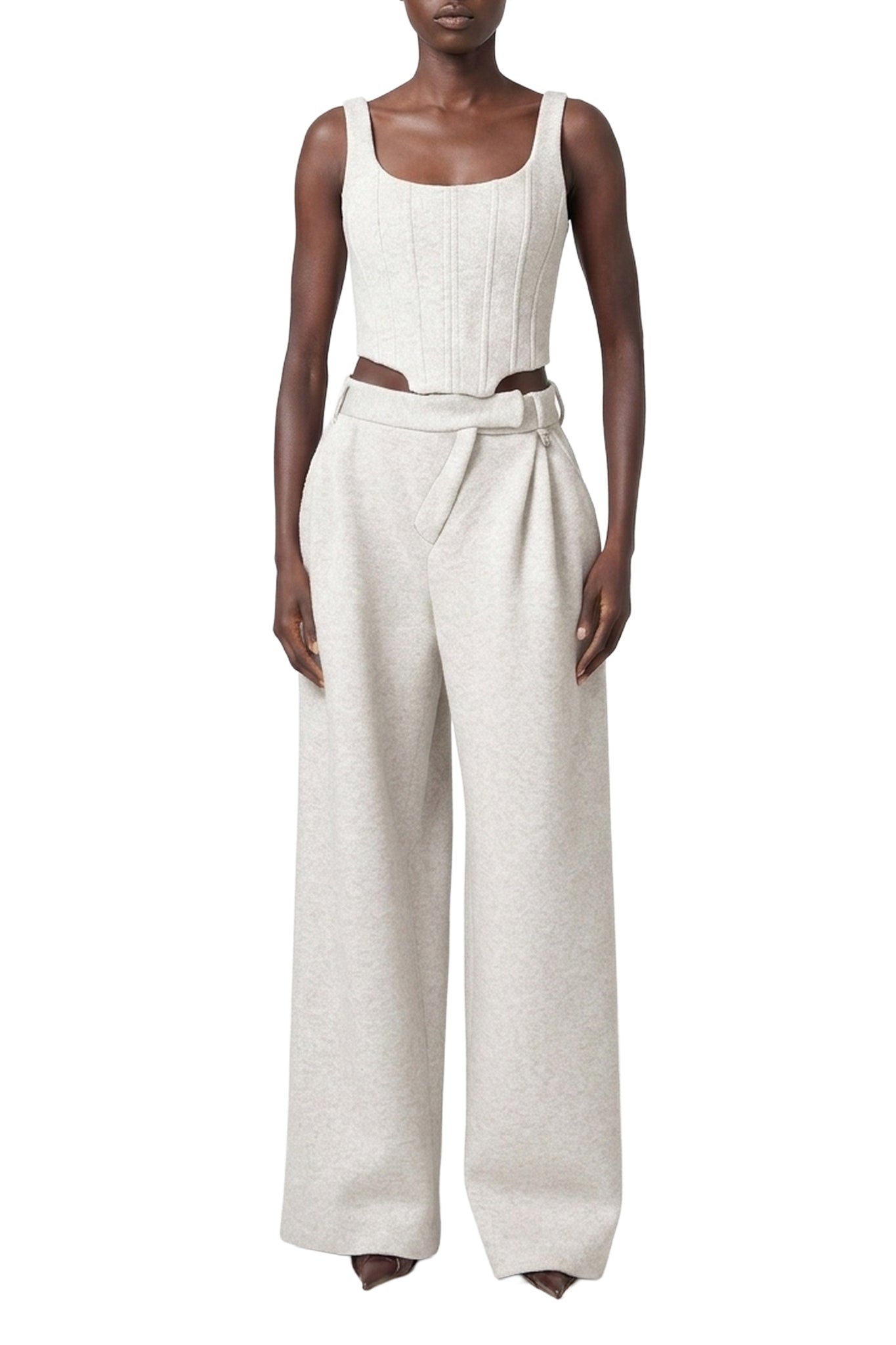 Pantalon tailleur - Beige