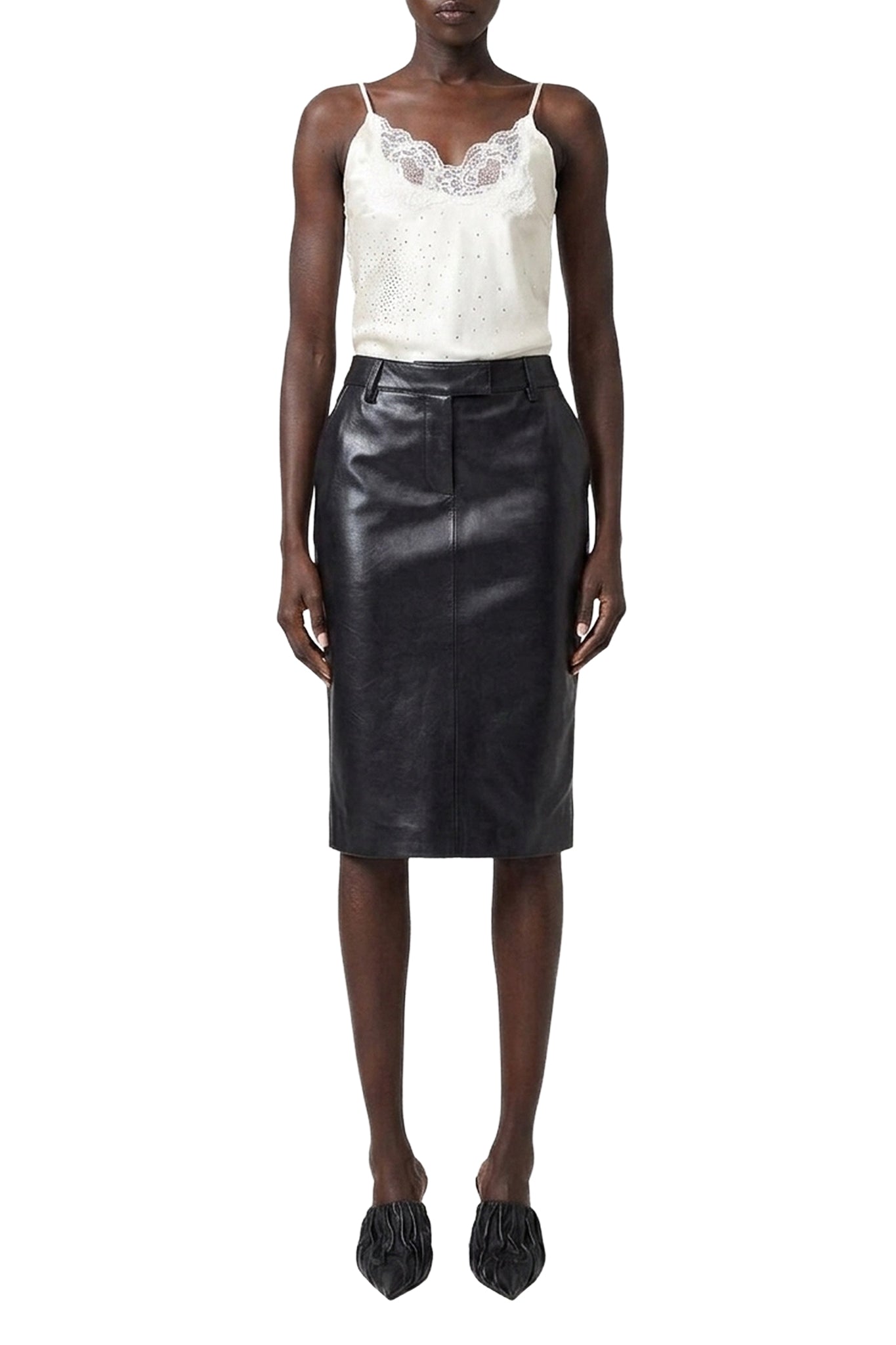 Jupe longueur genou - Black