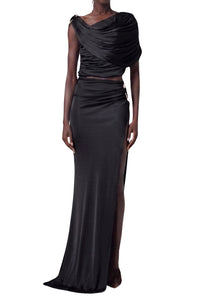RECOLO BLACK /// BLACK // GONNA/SKIRT