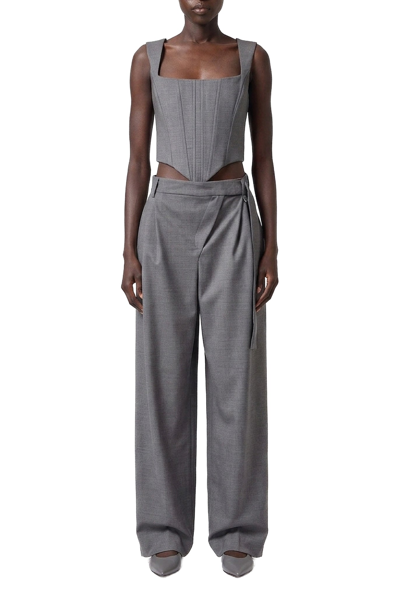 Bustier en laine - Grey